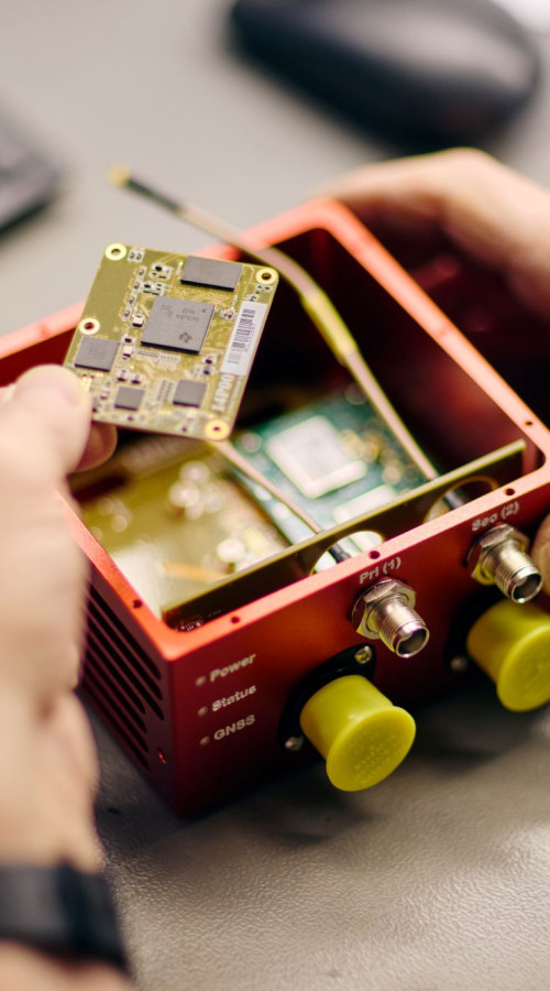 OXTS RT3000 v4 inertial navigation system build