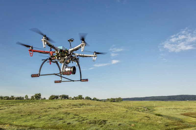Building precision localisation into a drone payload