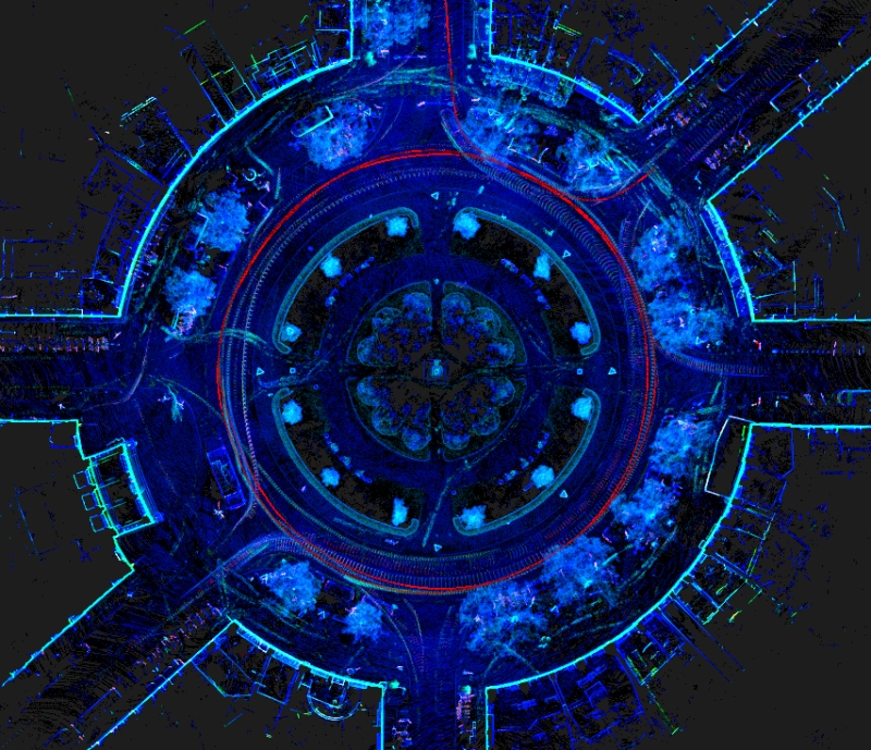 Munich Roundabout Point Cloud
