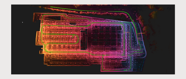Multi-storey car park KML trail